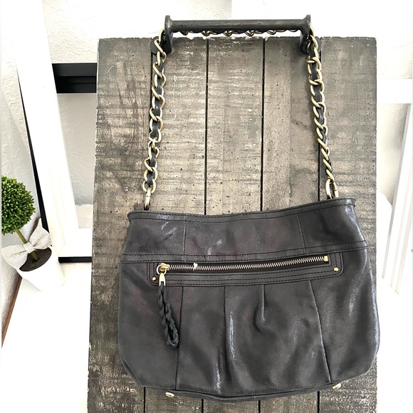 B. MAKOWSKY Leather Shoulder Bag Chain - Picture 4 of 10